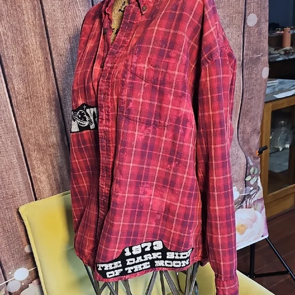 UNISEX OOAK PINK FLOYD TOP SM-XL - Picture 4 of 6